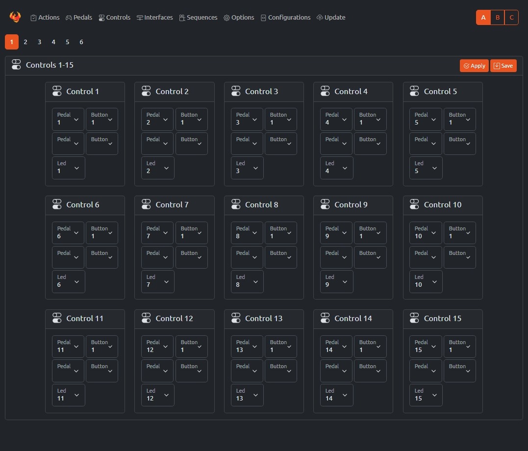 WEBUI CONTROLS